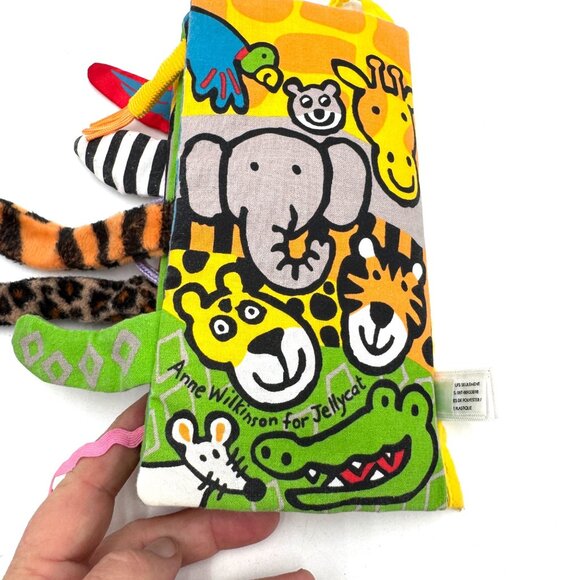 Jellycat Jungly Tails: A Soft Activity Baby Book Children's Book Baby - Picture 6 of 9